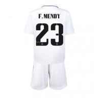 Real Madrid Ferland Mendy #23 Hjemmebanesæt Børn 2022-23 Kortærmet (+ Korte bukser)